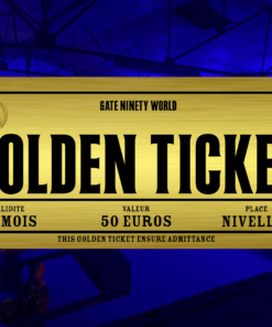 Carte cadeau 50 euros - réservation de la salle