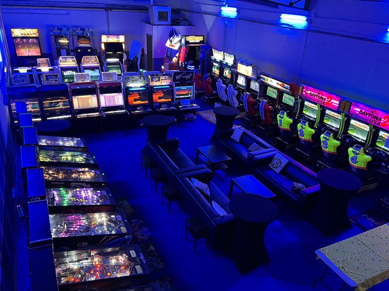 RESERVATION DE NOTRE SALLE D'ARCADE